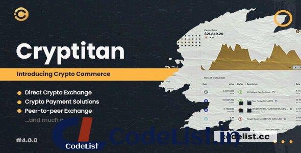 Cryptitan v4.0.0 – Multi-featured Crypto Software & Digital Marketplace