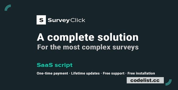 SurveyClick v1.0.1 – SaaS Survey Builder