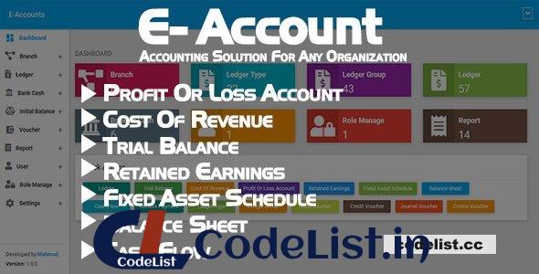 E-Account v1.0 – Accounting Software for any Organization