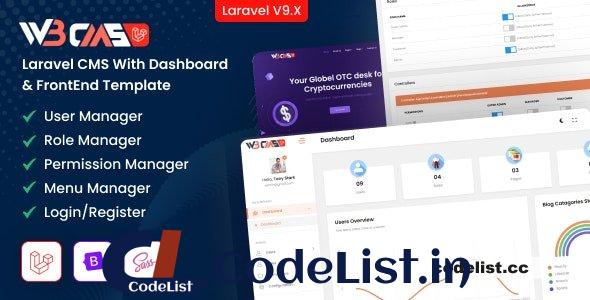 W3CMS-Laravel v1.2 – Content Management System