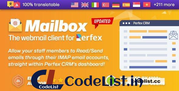 Mailbox v2.0.1 – Webmail based e-mail client module for Perfex CRM