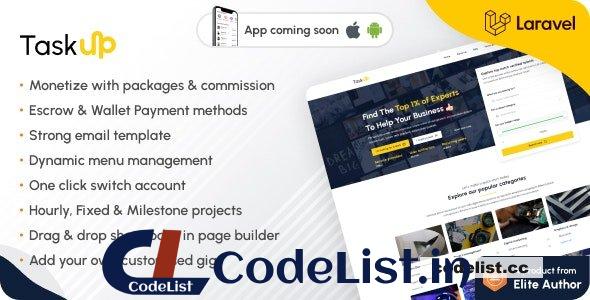 Taskup v1.4 – A Freelance and Service Finder Marketplace