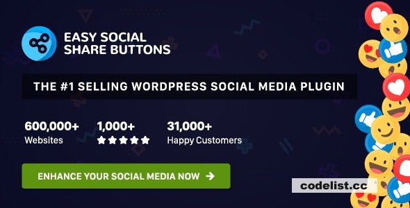 Easy Social Share Buttons for WordPress v10.0