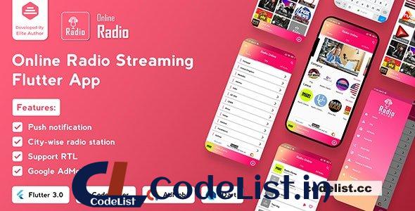 Radio Online v1.0.6 – Flutter Full App