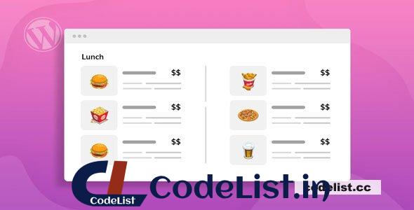 Food Menu Pro v4.0.1 – Restaurant Menu & Online Ordering for WooCommerce