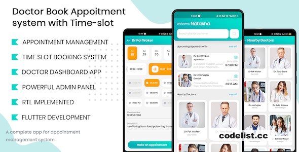 Doctor Finder v10.0 – Appointment Booking With Time-slot app