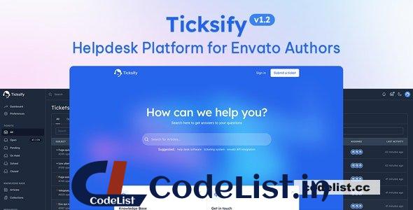 Ticksify v1.2.6 – Customer Support Software for Freelancers and SMBs – nulled