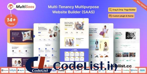 MultiSaas v1.2.0 – Multi-Tenancy Multipurpose Website Builder (Saas)