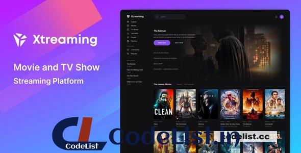 Xtreaming v1.0 – Movie and TV Show Streaming Platform