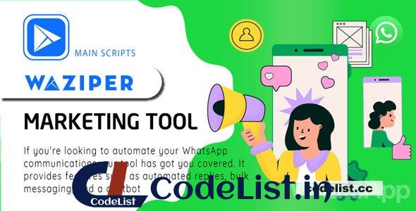 Waziper v5.0.3 – Whatsapp Marketing Tool – nulled