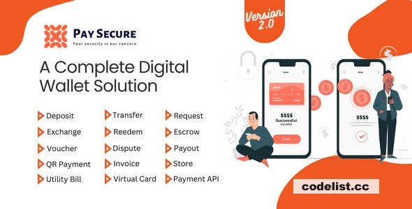 Pay Secure v2.0 – A Complete Digital Wallet Solution – nulled