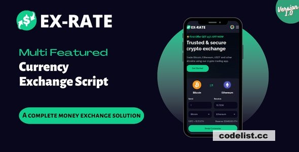 EX-RATE v1.0 – A Complete Money Exchange Solution – nulled