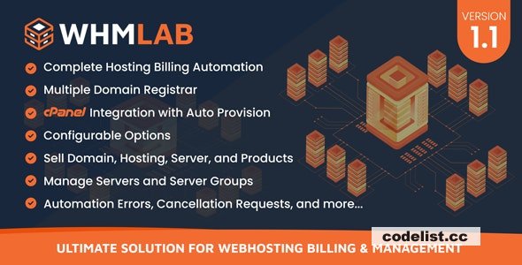 WHMLab v1.2 – Ultimate Solution For WebHosting Billing And Management – nulled