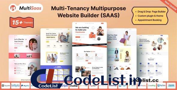 MultiSaas v2.4.0 – Multi-Tenancy Multipurpose Website Builder (Saas) – nulled