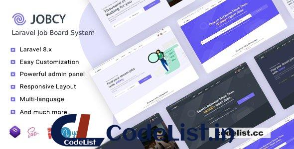 Jobcy v1.11.0 – Laravel Job Board Multilingual System – nulled