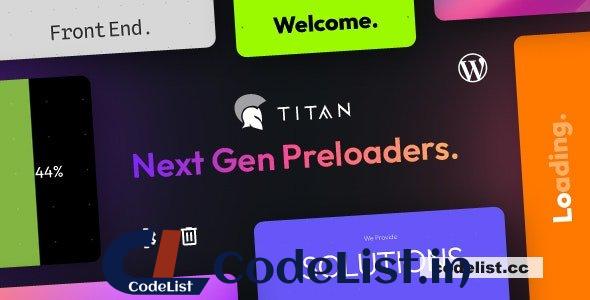 Titan Preloaders & Page Transitions WordPress Plugin v1.2.4