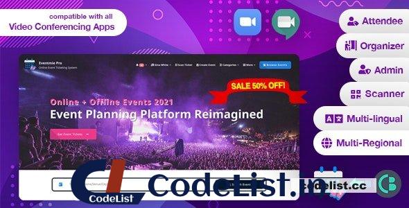 Eventmie Pro v1.8 – Online-Offline Event & Classes Ticket Selling & Management Multi-vendor Platform – nulled
