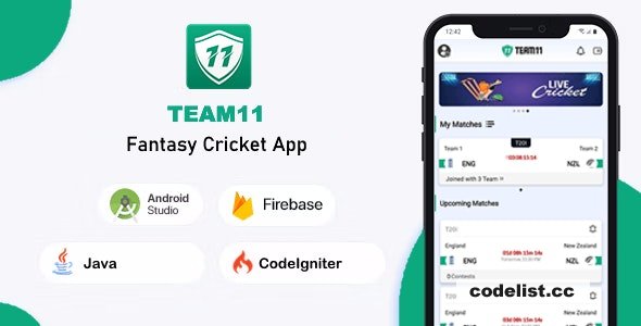 Team11 v1.0.2 – Fantasy Cricket App