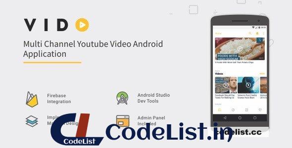 Vido v2.2 – Android Youtube Multi Channel