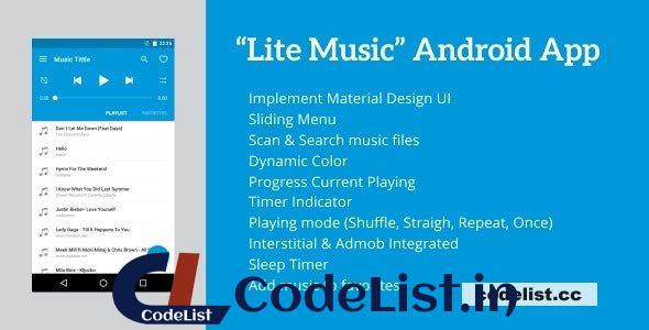 Lite Music v5.1 – Android Music Player