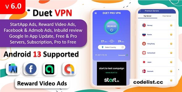 Duet Pro VPN App v6.0 – Secure VPN App & Fast VPN