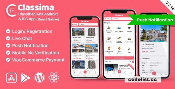 Classima v2.52.4 – Classified ads Android & iOS App