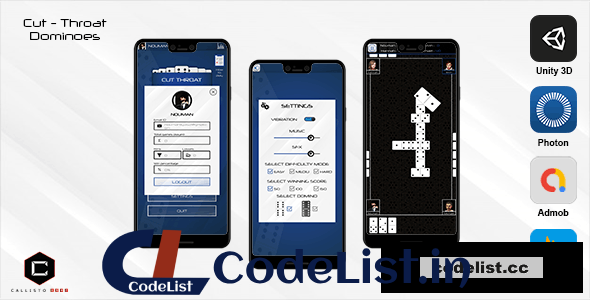 Cut Throat v1.0 – Dominoes Multiplayer Game Unity