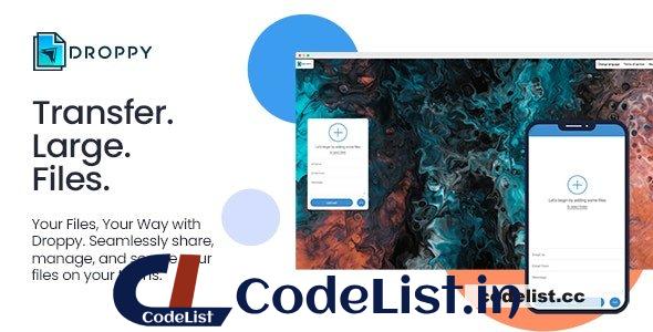 Droppy v2.5.2 – Online file transfer and sharing – nulled