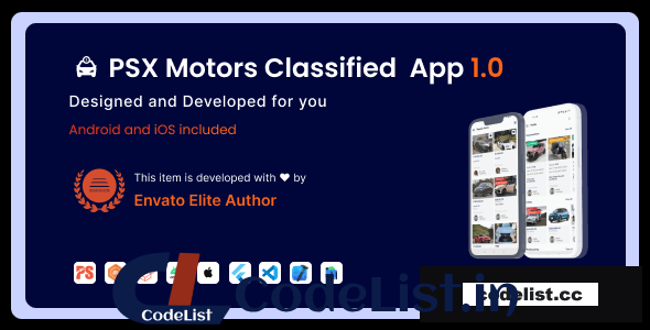 PSX Motors v1.0 – Classified App with Laravel Admin Panel