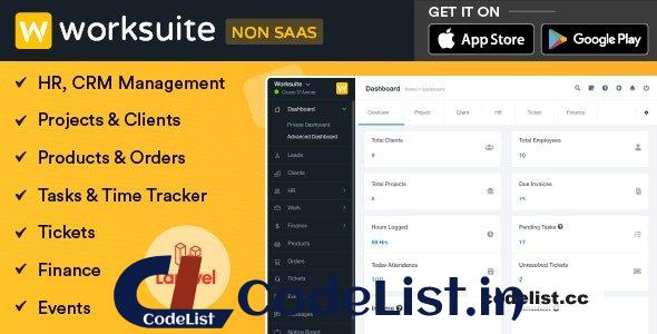 WORKSUITE v5.4.7 – HR, CRM and Project Management – nulled