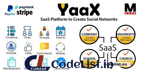 YaaX v1.4.0 – SaaS Platform to Create Social Networks