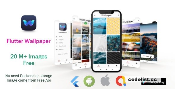 Flutter Wallpaper Pro 20m+ Images – Android & Ios – 2 May 2023