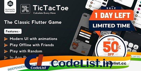 Tic Tac Toe v1.0.8 – The Classic Flutter Tic Tac Toe Game