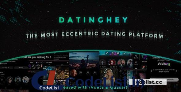 Datinghey v2.0.3 – The Ultimate PHP Dating Platform