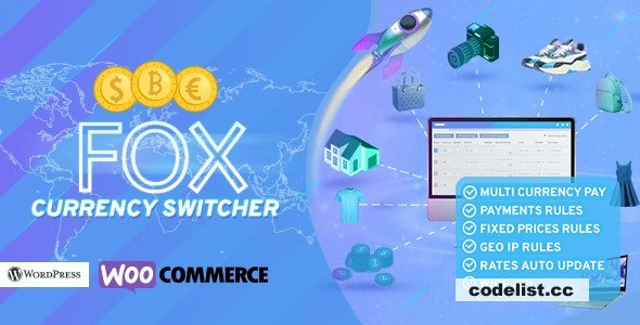 FOX v2.4.2.3 – Currency Switcher Professional for WooCommerce