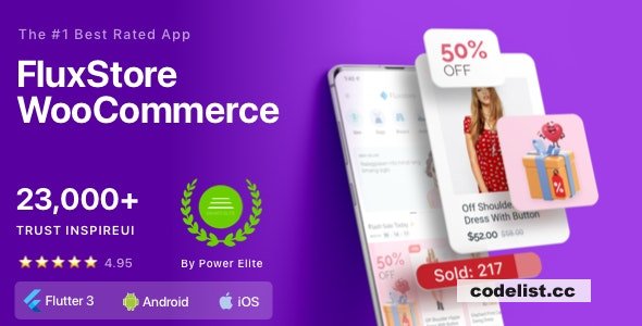 Fluxstore WooCommerce v5.0 – Flutter E-commerce Full App