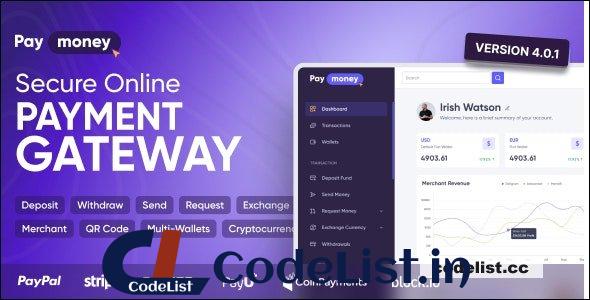 PayMoney v4.1.1 – Secure Online Payment Gateway – nulled