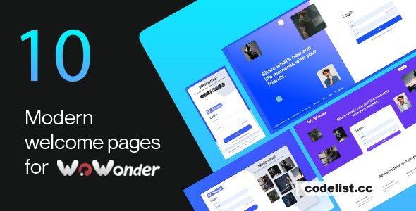 Wonderful v1.4.2 – The Ultimate Welcome Page Themes For WoWonder