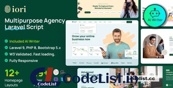 Iori v1.7.6 – Business Website for Company, Agency, Startup with AI writer tool & shopping cart