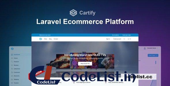 Cartify v2.1.0 – Laravel Ecommerce Platform with Tailwind CSS – nulled