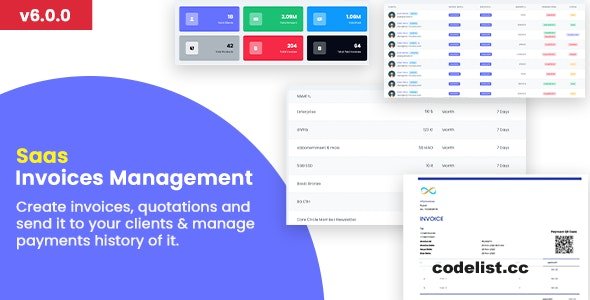 Invoice SaaS Management System v6.0.0 – Invoices SaaS / Billing Management / Laravel Invoice Management