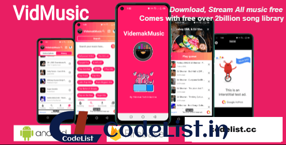 Videmak Music v2.0.5 – Automatic Music Downloading and streaming Android application