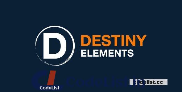 Destiny Elements v1.8.7 – The #1 Element Addon for Breakdance