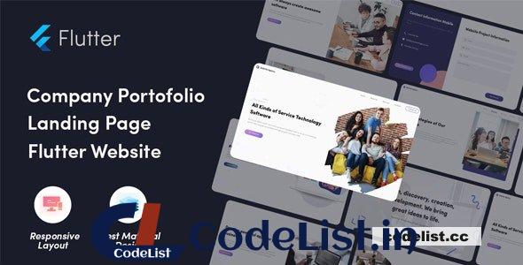 Software Flutter Website v1.0 – Company Profile in flutter 3.0 flutter website