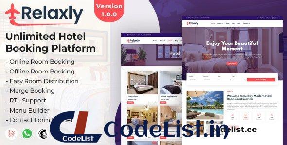 Relaxly v1.0 – Unlimited Hotel Booking Platform