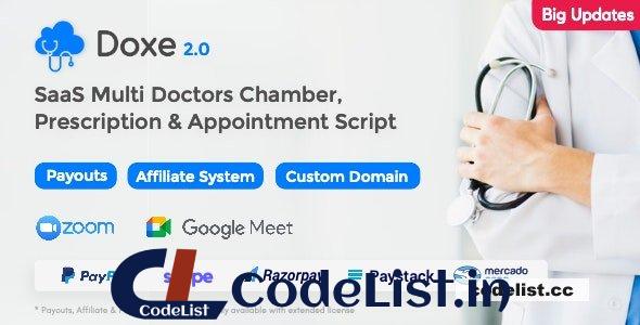 Doxe v2.1 – SaaS Doctors Chamber, Prescription & Appointment Software – nulled