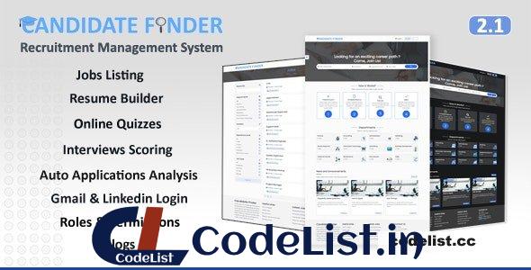 Candidate Finder v2.1 – Recruitment Management System