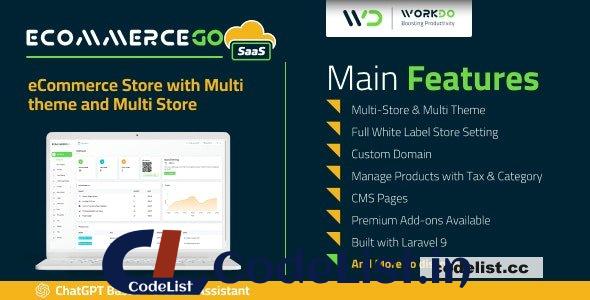 eCommerceGo SaaS v3.2 – eCommerce Store with Multi theme and Multi Store – nulled