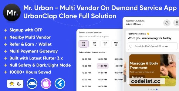 Mr. Urban v1.0 – Multi Vendor On Demand Home Service App