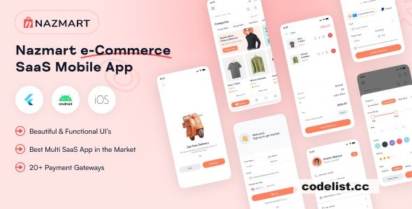 NazMart v1.0.2 – Tenant Shop Flutter Mobile App